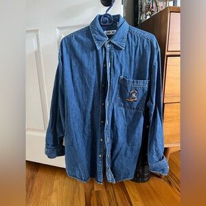 Vintage Cherokee Denim Shirt size medium
